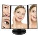 Дзеркало потрійне для макіяжу з LED-підсвіткою Magic Makeup Mirror, 22 лампи, косметичне дзеркало 2309066363 фото 1