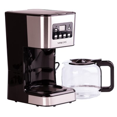 Кавоварка крапельна Sokany CM-121E Cofee Maker 950W 1.5l електрокавоварка CM121E фото