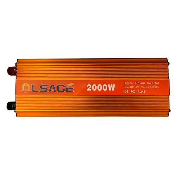 Перетворювач напруги інвертор OLSACE 2000W 12-220V Power Inverter Автомобільний перетворювач 2258298174 фото
