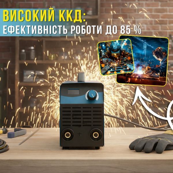 Інверторний зварювальний апарат&nbsp;з цифровим дисплеєм Vollyx VOL-MM-300 220 V 2869768275 фото