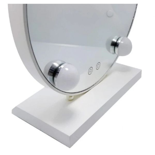 Дзеркало для макіяжу з LED-підсвіткою Led Mirror 5 LED JX-526 Білий 1950049373 фото