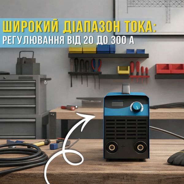 Інверторний зварювальний апарат&nbsp;з цифровим дисплеєм Vollyx VOL-MM-300 220 V 2869768275 фото