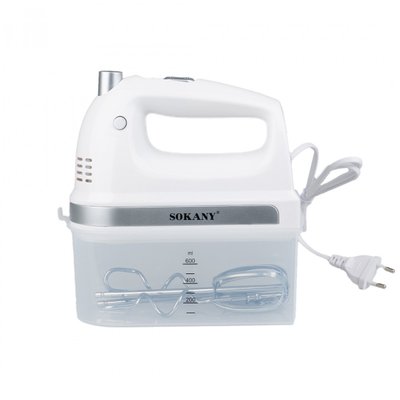 Міксер ручний Sokany SK-6631 Hand Mixer Blender 400W міксер SK6631W фото