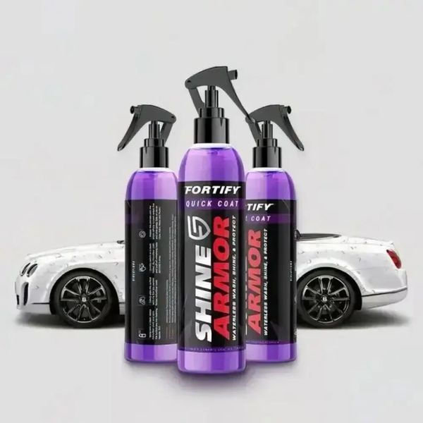 Поліроль для видалення подряпин із кузова авто Shine Armor спрей для блиску та захисту автомобіля 2278736293 фото