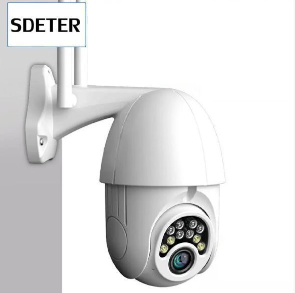 Вулична IP-камера відеоспостереження поворотна Wi-Fi камера Sdeter IPC-V380-Q10 1080P 1806532432 фото