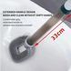 Силіконова щітка для унітаза Liquid Toilet Brush Сіра 1932835938 фото 3