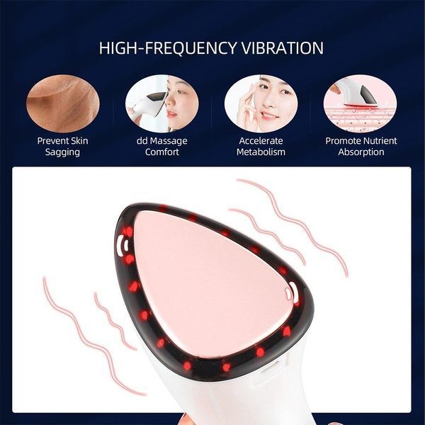 Зволожувач масажер для обличчя Face Light Line Lifting Firming RF Beauty Instrument відпарювач skin LY-76 1950121741 фото