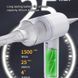 Ручний автомобільний пилосос бездротовий USB 1500mAh всмоктування і функція видування Білий 2329785015 фото 2