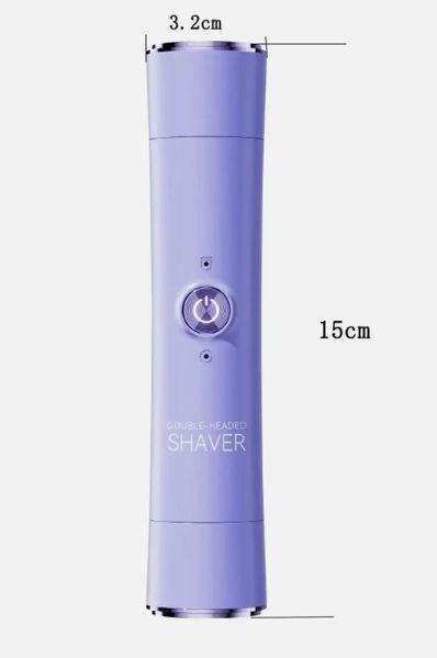 Акумуляторний епілятор-міні бритва SHAVER 2в1 101N Esonstyle з двома насадками Pruning/Shave off, USB-заряджання, водонепроникні 2934804757 фото