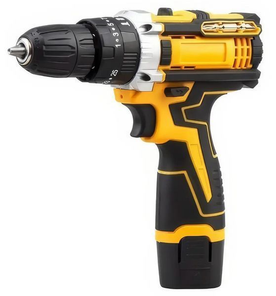 Набір шурупокрут акумуляторний із насадками screw driver sets yellow 12v Повний комплект у валізі! 2709190478 фото