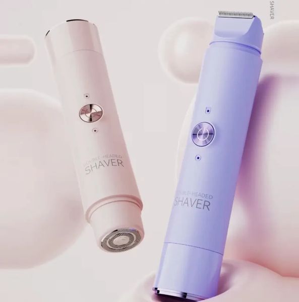 Акумуляторний епілятор-міні бритва SHAVER 2в1 101N Esonstyle з двома насадками Pruning/Shave off, USB-заряджання, водонепроникні 2934804757 фото