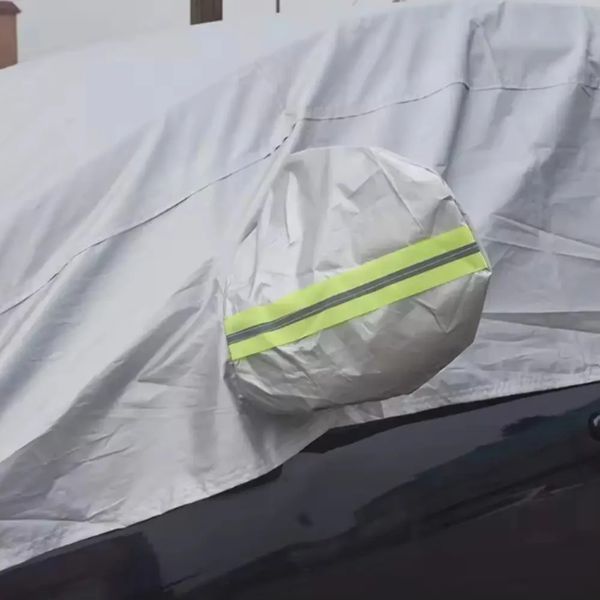Автомобільна накидка проти дощу та пилу, XXL 580х175х120 см/Захисний чохол на седан/Захисний тент на машину 2529439454 фото