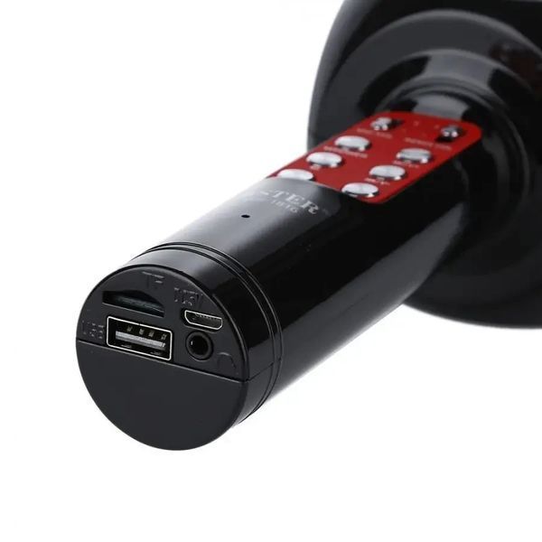 Мікрофон караоке бездротовий bluetooth WSTER WS-1816 Black FM227 2306108758 фото