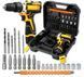 Набір шурупокрут акумуляторний із насадками screw driver sets yellow 12v Повний комплект у валізі! 2709190478 фото 9