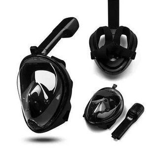Маска для підводного плавання дайвінгу Tribord Easybreath Black Водолазна маска кріпленням для камери 2566181664 фото