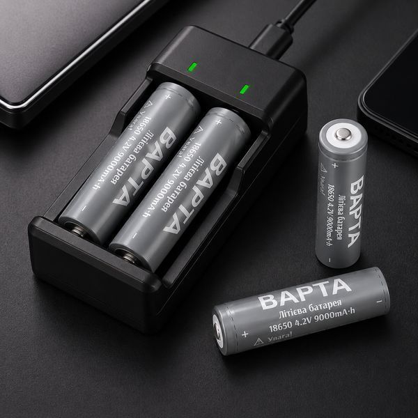 Акумулятор BAPTA BP-0900 18650 Li-Ion 9000 мА&middot;год 4.2В для ліхтарів, power bank і портативної техніки 3024624987 фото