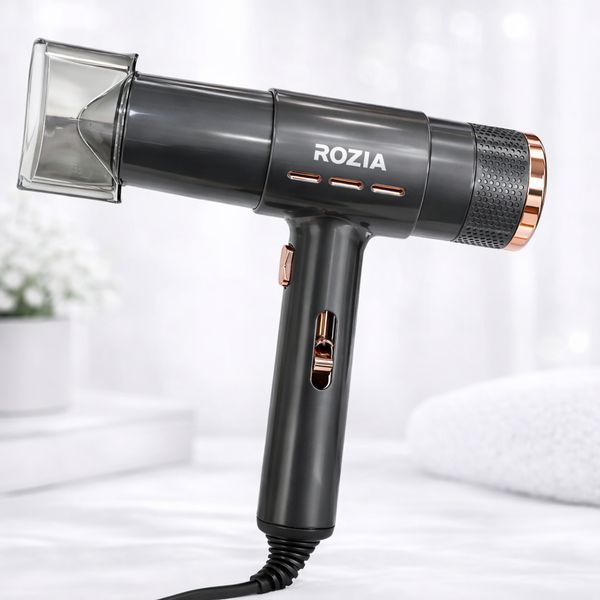 Дорожній фен із концентратором Rozia HC8152 / Фен для волосся / Компактний фен 2903618151 фото