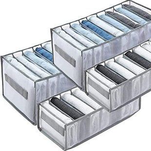 Мийний органайзер 4 шт. для зберігання одягу в гардеробі Box For Clothes 1933732249 фото