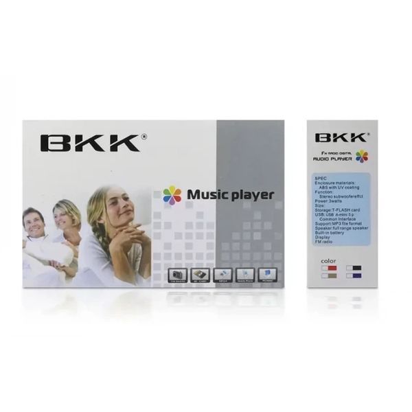 Радіоприймач акумуляторний BKK S61 Радіоколонка з FM USB MicroSD 2303437390 фото
