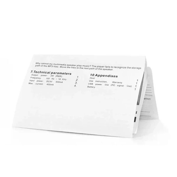 Радіоприймач акумуляторний BKK S61 Радіоколонка з FM USB MicroSD 2303437390 фото