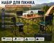 Розкладний стіл для пікніка 95х55х50см + 4 стільці, STD-01 / Стіл і стільці для пікніка / Туристичний столик 3090802425 фото 1