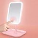 Дзеркало для макіяжу з LED-підсвіткою, від USB, LY-696/Дзеркало на ніжці/Дзеркало косметичне 2903626127 фото 3