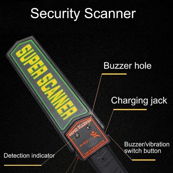 Металошукач Super Scanner MD3003B1  Ручний металодетектор  Доглядовий металошукач 2103792968 фото