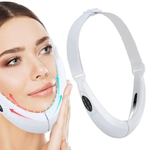 Апарат для підтягування підборіддя V Face Beauty Meter 5 режимів 8 рівнів інтенсивності білий 2116314152 фото