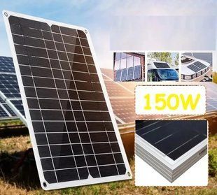 Сонячна панель Solar Board 150W Монокристалічна панель 1797824765 фото