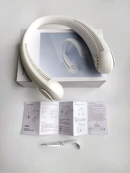 Мінівентилятор для шиї, безшумний спортивний вентилятор, NECK COOLER 2567454224 фото