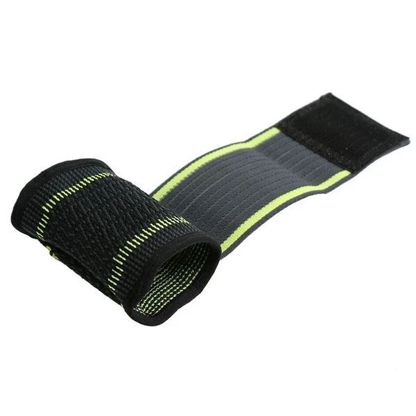 Бандаж еластичний для зап'ястя RIAS Wrists Support Black-Green 2306257577 фото