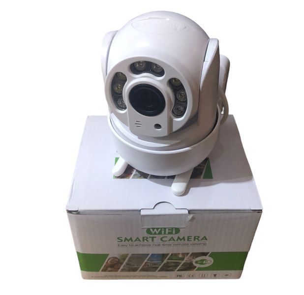 Камера відеоспостереження вулична CAMERA YCC365 plus Wi-Fi 360 4 Мп 5v камера wifi зовнішнього спостереження для будинку 1942761252 фото