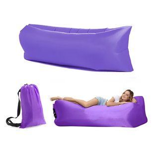 Ламзак надувний матрац для відпочинку AIR CUSHION 180х70 Фіолетовий 2611983410 фото