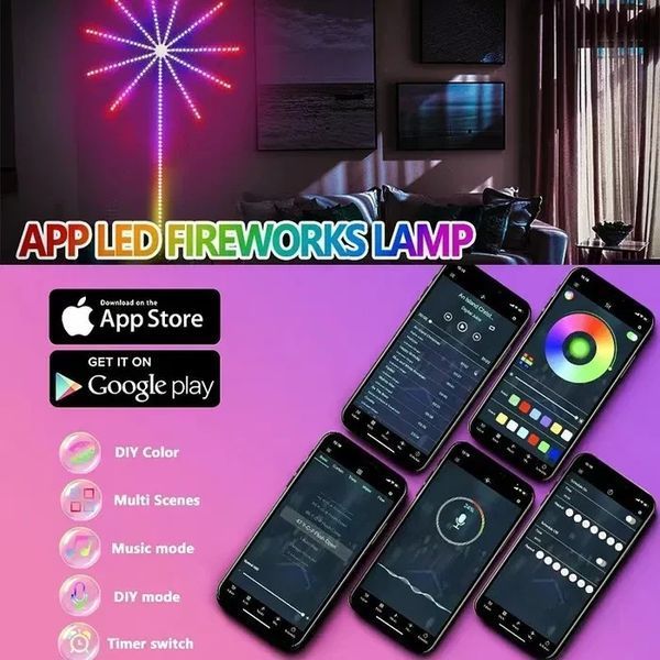 Світлодіодний смарт-спенз із bluetooth 28 KKey Kit ВТ з музичним режимом APP LED LIGHT SF-9 2025544721 фото