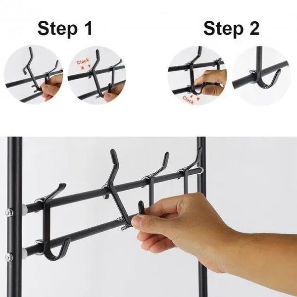 Половий вішак для одягу металевий Corridor Rack 1822864688 фото