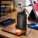 Повербанк TUGII Y365 30000 mAh 65W чорний із 2 USB, 2 Type-C та ремінцем для телефону й ноутбука 3025184318 фото 2