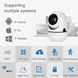 Бездротова IP-камера QC011 для відеоспостереження будинку Wifi поворотна зі звуком і нічним баченням 2296237153 фото 7