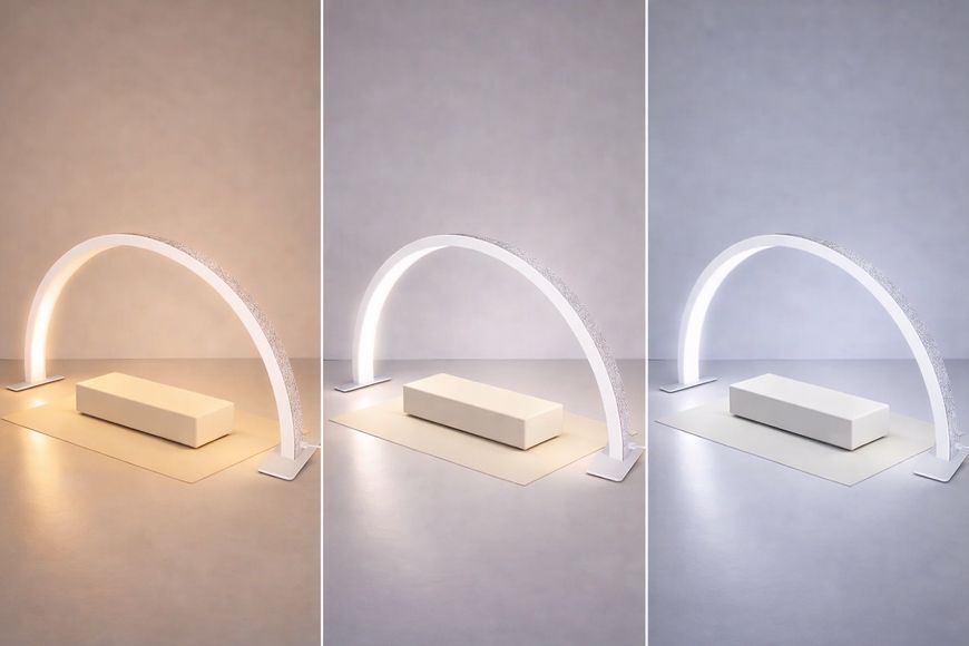 Настільна LED-лампа F-686 для салону краси 47&times;4.5&times;30 см. Лампа для манікюру та nail-майстрів. Від мережі 220V 3007387729 фото